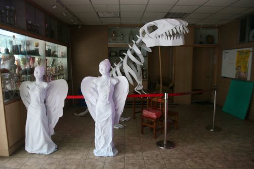 恐竜の骨格標本