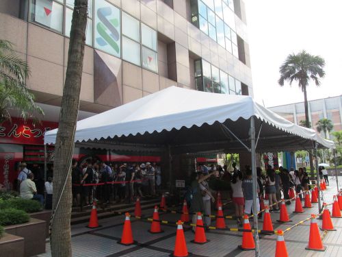 7月21日13:30頃の様子