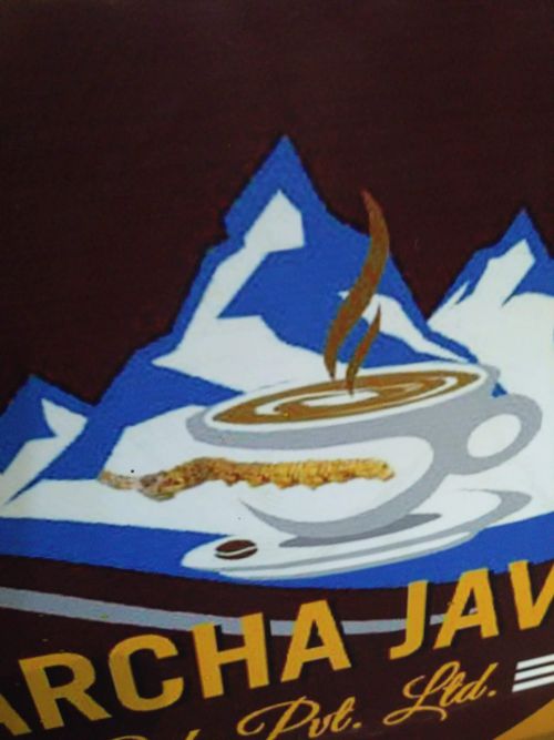 コーヒーカップ に芋虫！！