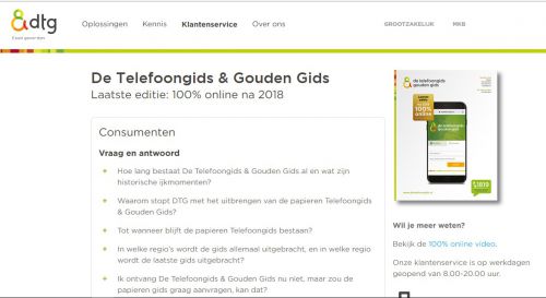 「最終版：2018年以降は100％オンライン」https://www.dtg.nl/klantenservice/de-telefoongids より