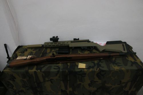 展示された銃器類