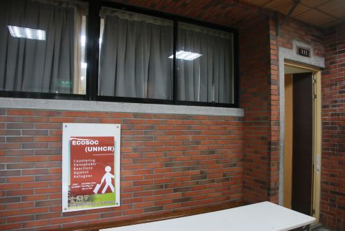 ECOSOC／UNHCR（国連経済社会理事会／国連難民高等弁務官事務所）の議場