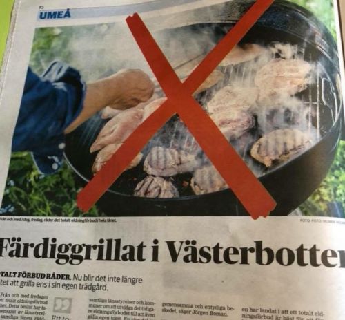 新聞 Västerbottens-Kuriren より