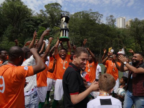 2018年の難民ワールドカップ・サンパウロ大会で優勝したニジェール