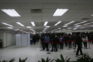 26日のチケット売り場の様子