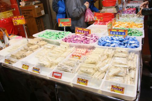 ヌガーの販売コーナー