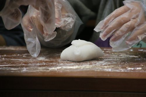 出来上がった大福