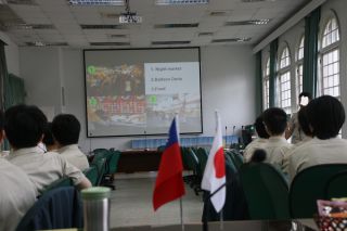 台北市立建國高級中學(以下、建國中學)にて