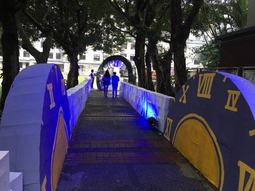 会場へ続く通路