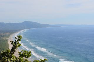 見渡す限りの海岸線