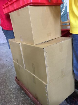 11時代に運び込まれた食事