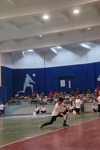 地面スレスレのところでキャッチ！