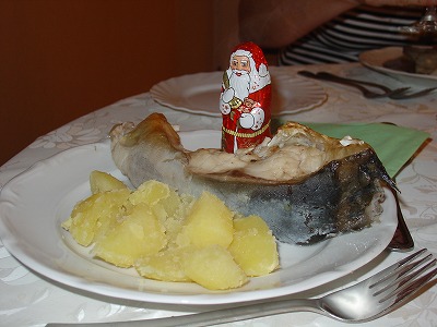 北部ドイツで多い、鯉料理がクリスマスイブの夕食