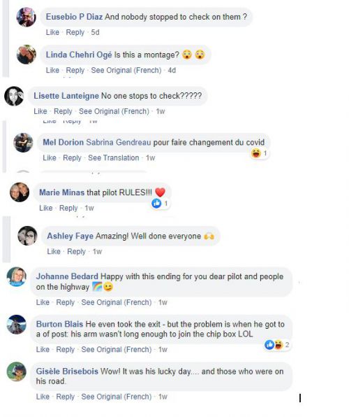 Facebook投稿に対するコメント