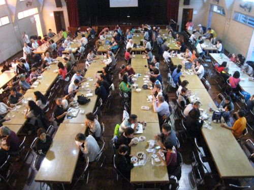 毎年8月恒例の「ラーメン祭り」。今年は中止に(2017年)