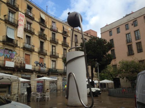 バルセロナ市旧市街にある『ジョージ・オーウェル広場』