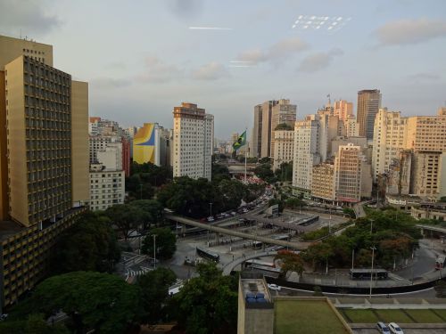サンパウロ市議会からの風景