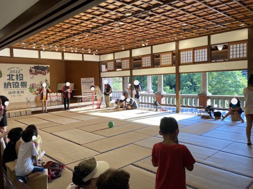 北投温泉博物館の畳ホール（直訳）