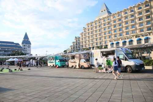 8月の夏フェス、9月の花火で登場したキッチンカー