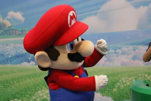 記念撮影に登場したマリオ