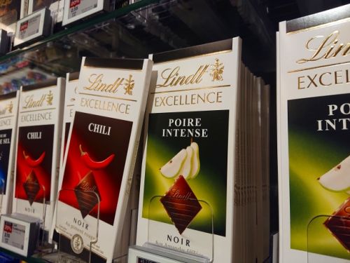 リンツの<エクセレンス>チョコは、フランスで製造されています