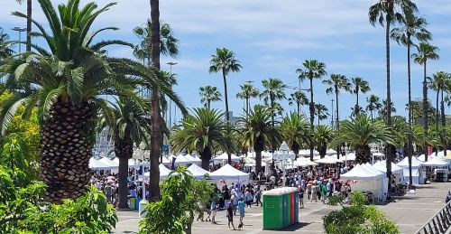 6月15日〜16日開催「日本祭り」の会場 バルセロナ港岸