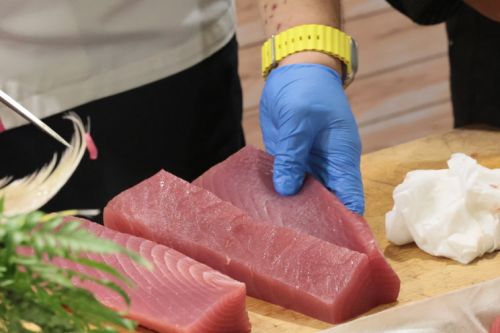 丁寧に柵どりされます