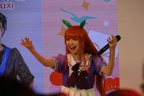 花風さやかさん。コスプレは、競走馬ゲーム「ウマ娘 プリティダービー」のサイレンススズカ