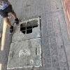 道路や歩道の陥没に注意
