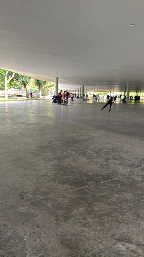 イビラプエラ公園内のスケーターのスポット「マルキーゼ」